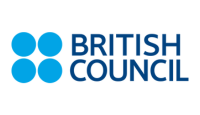 Logo du British Council : quatre cercles bleus reliés entre eux, à côté des mots « British Council ».