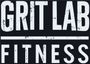 Grit Lab Fitness logo: White text on a dark gray rectangle. "GRIT LAB" above a horizontal line, and "FITNESS" below.