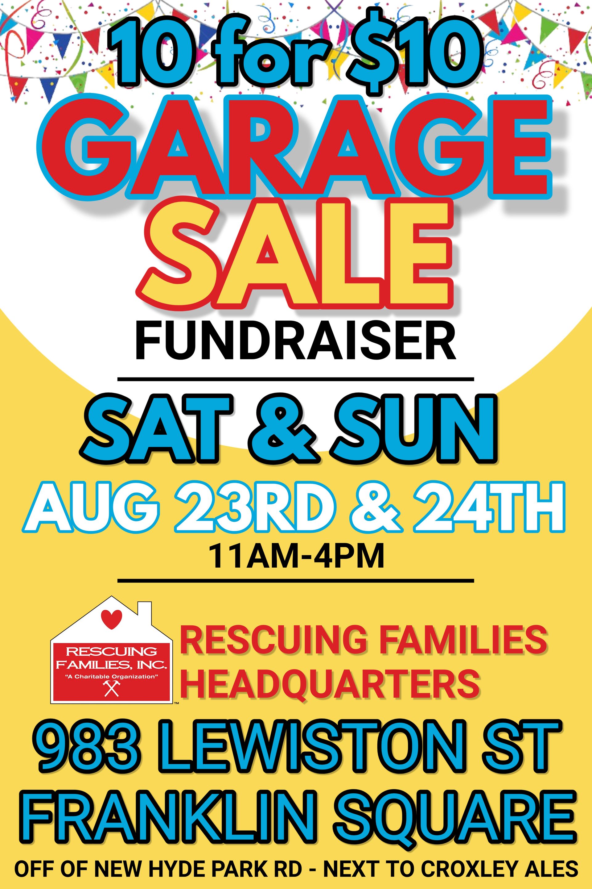 10 for $10 Garage Sale