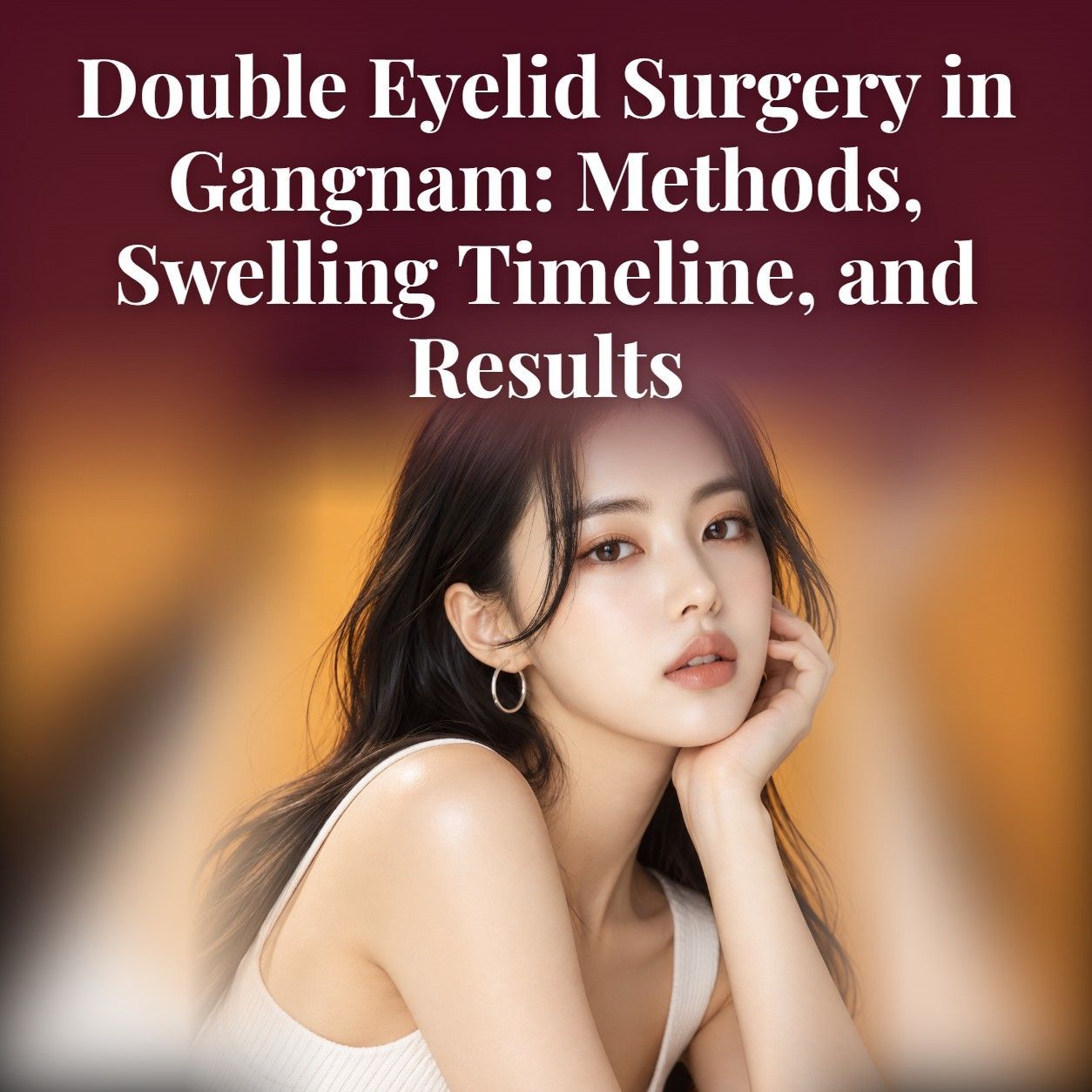 Double eyelid surgery in Gangnam with methods, swelling timeline and results