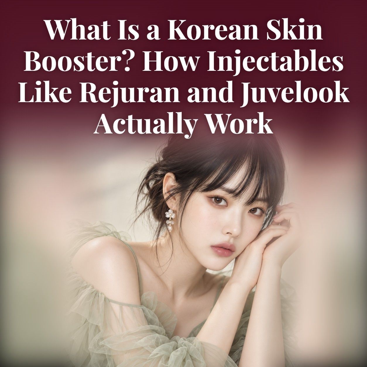 Korean skin booster guide explaining how Rejuran and Juvelook injections work, with treatment course