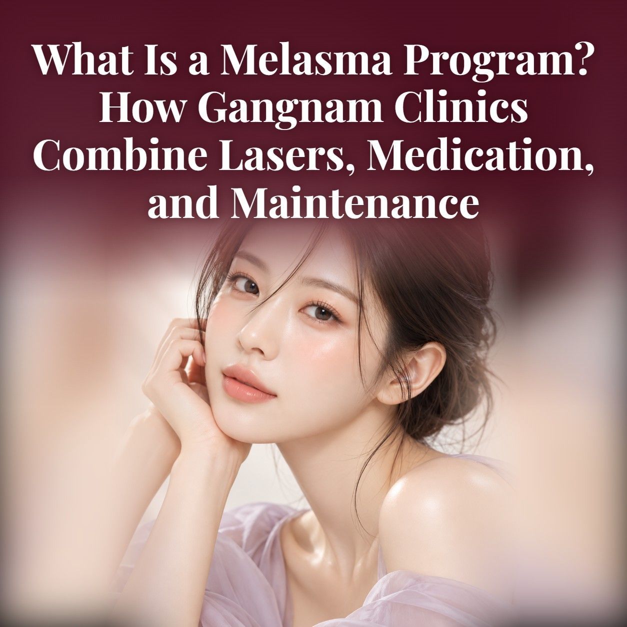 Melasma treatment program in Gangnam combining lasers, medication and maintenance