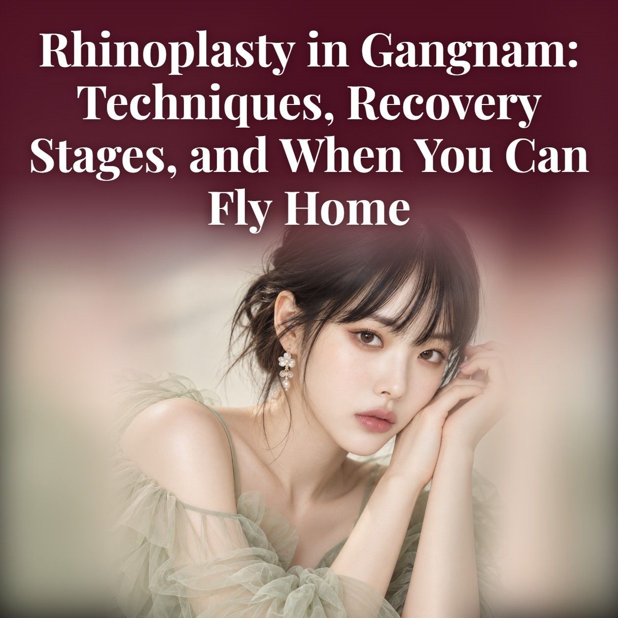 Rhinoplasty in Gangnam techniques and recovery timeline