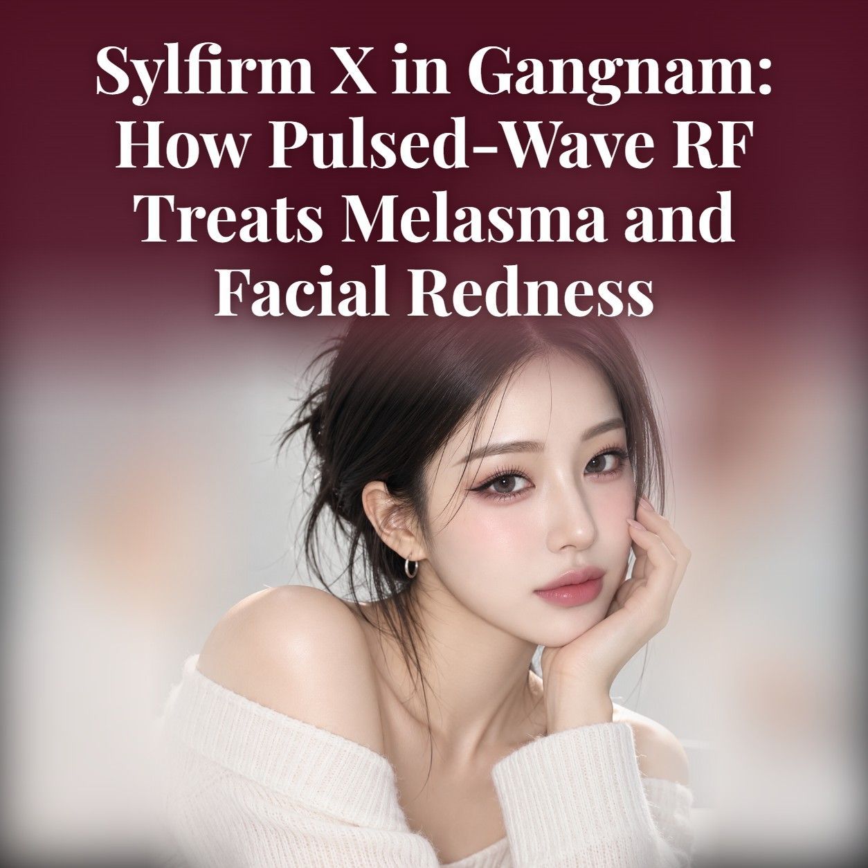 Sylfirm X pulsed-wave RF microneedling for melasma and facial redness in Gangnam