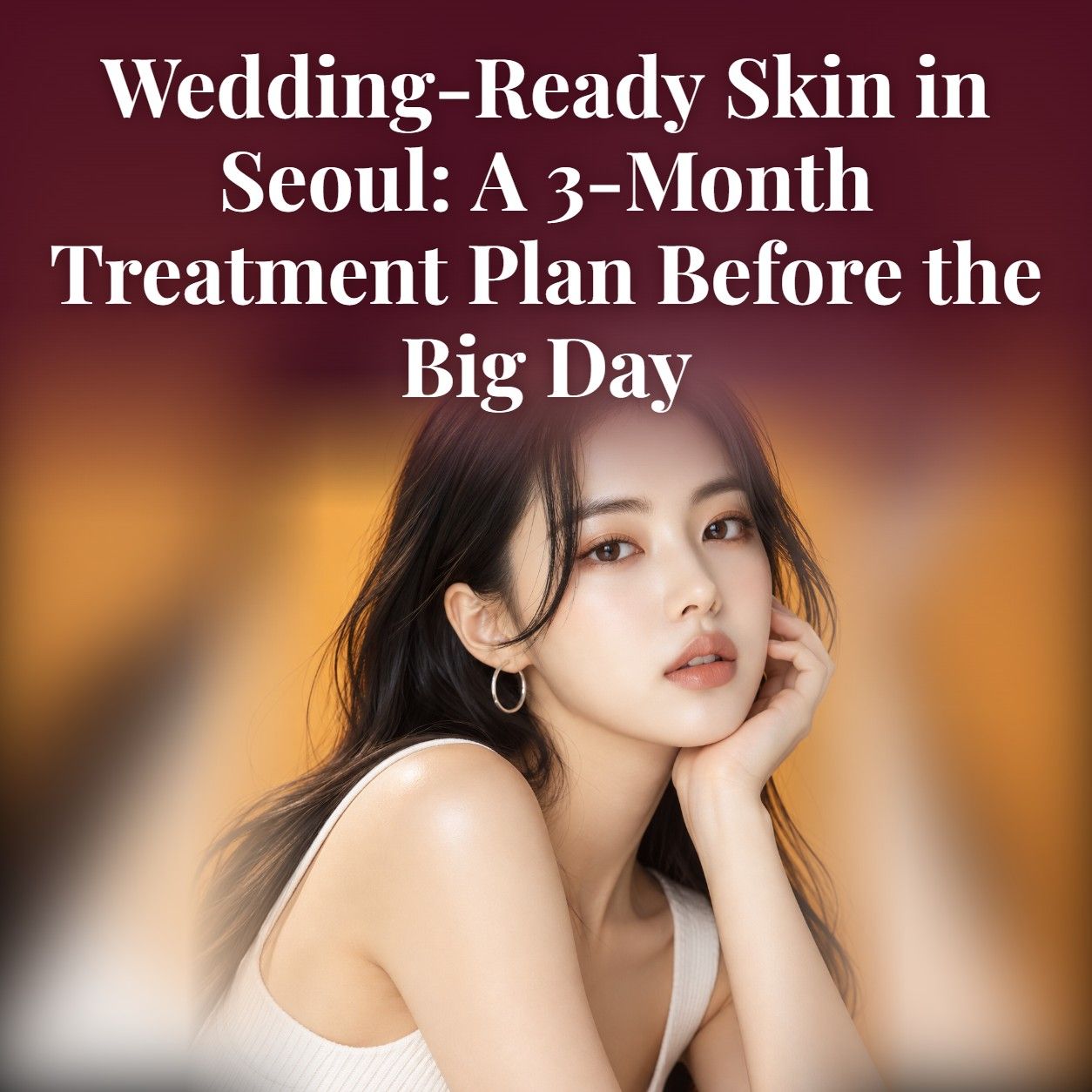 Three-month wedding skin treatment plan in Seoul