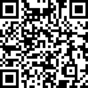 Ein schwarz-weißer QR-Code auf weißem Hintergrund.