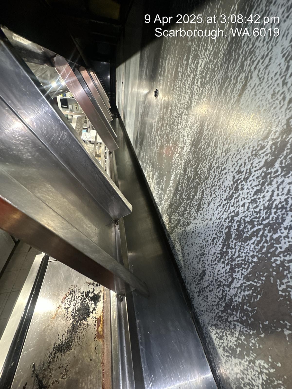 After commercial kitchen exhaust system cleaning