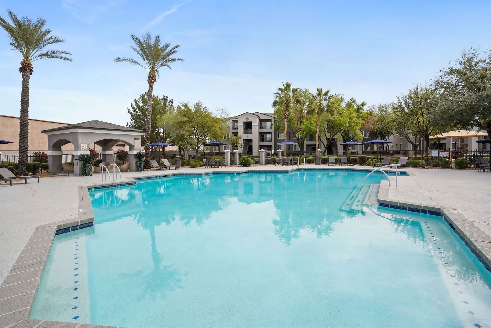Pool and poolside area at Heritage at Deer Valley.