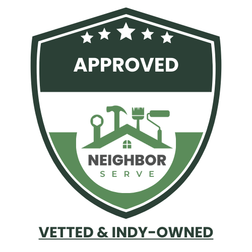 Shield-shaped logo: