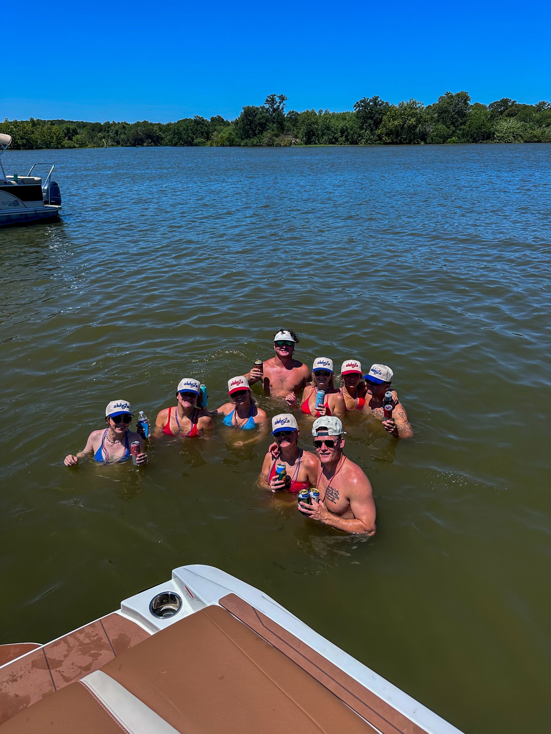Family boat charter with wakes2u