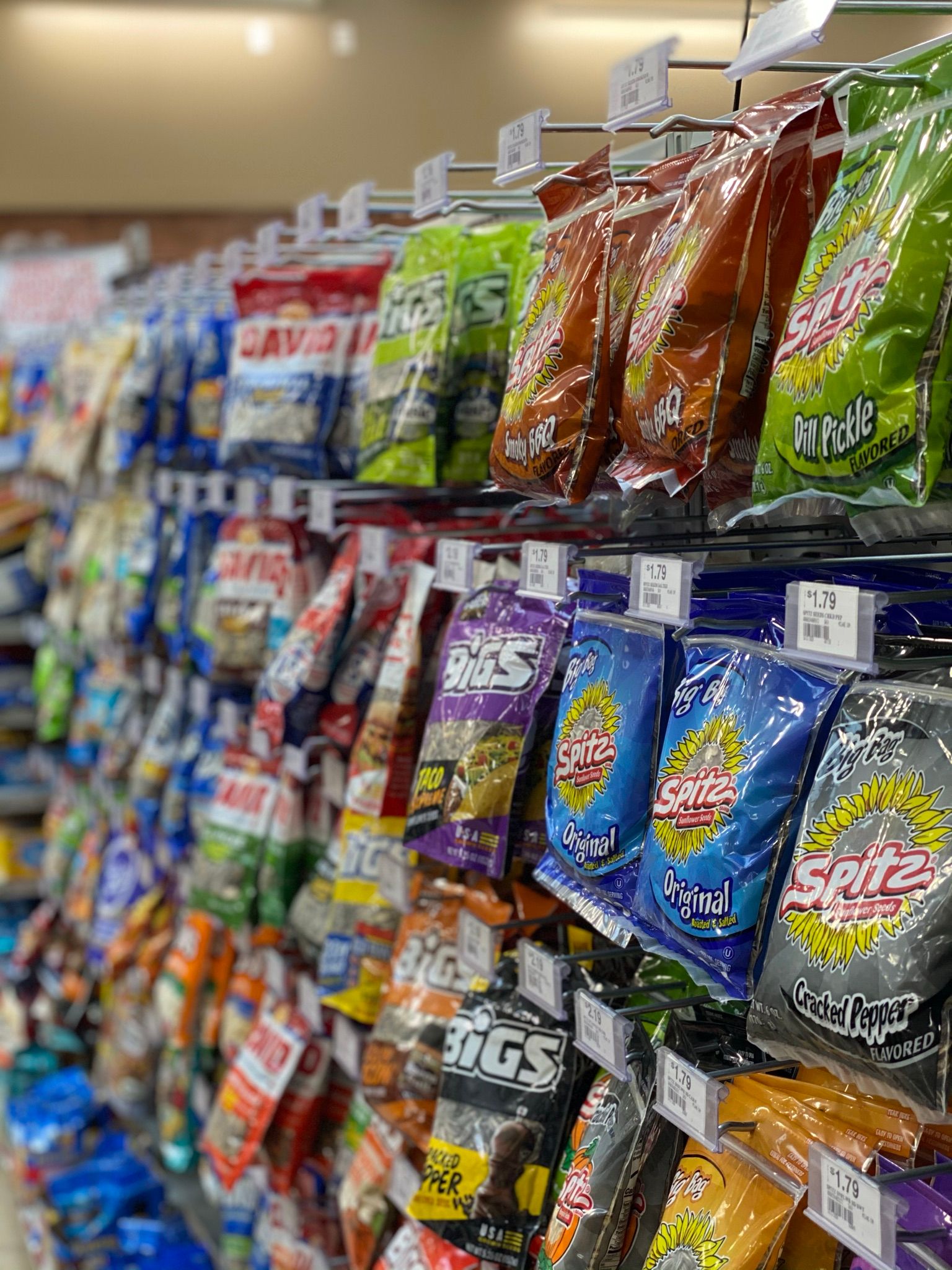 Interior Photo of Town Pump snack aisle