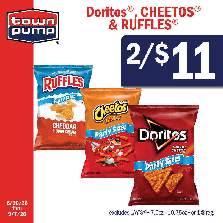 Gardetto's
2 for $6
3-5.5oz • or 1 @ reg.
4/28/2026 thru 6/29/2026