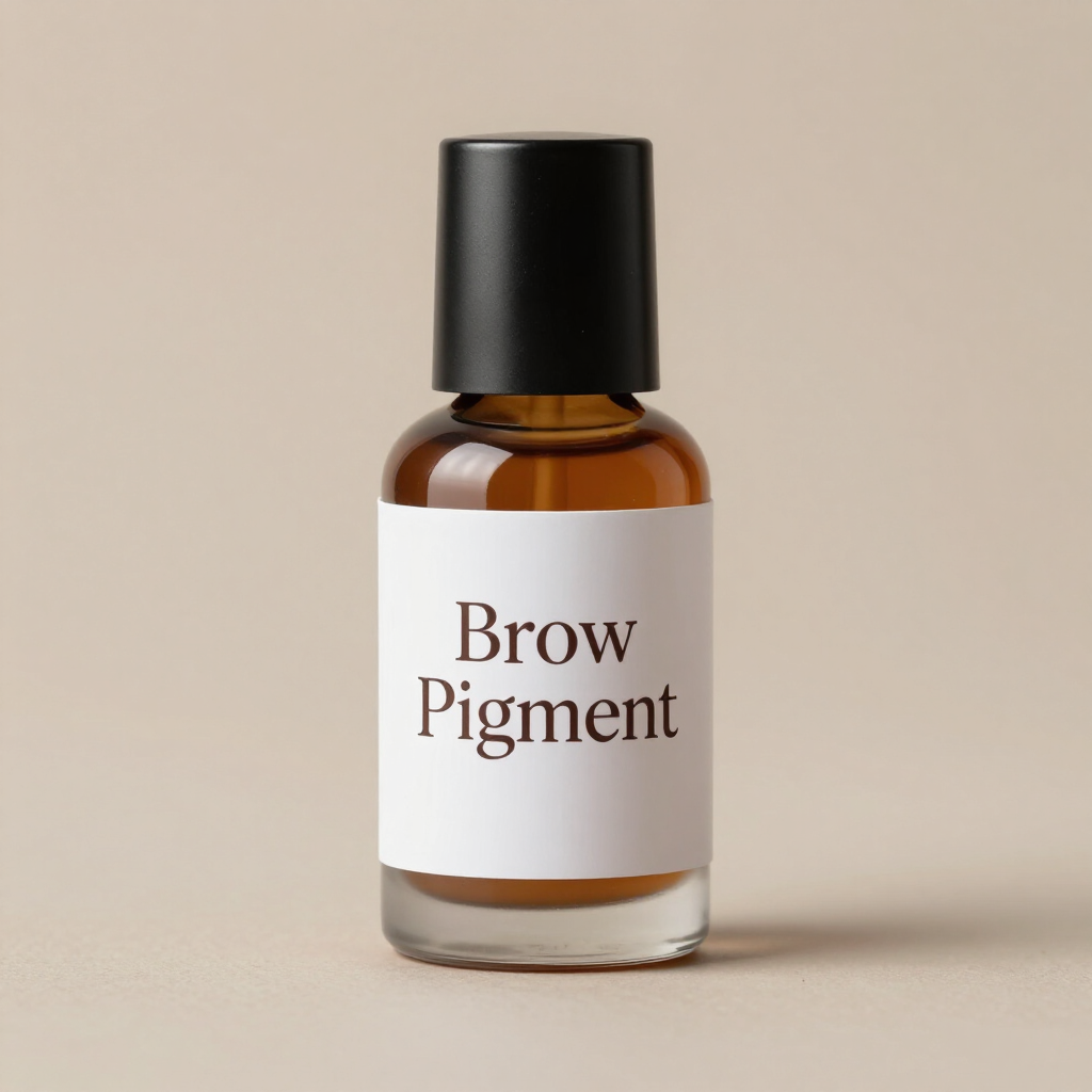 Brow pigment bottle