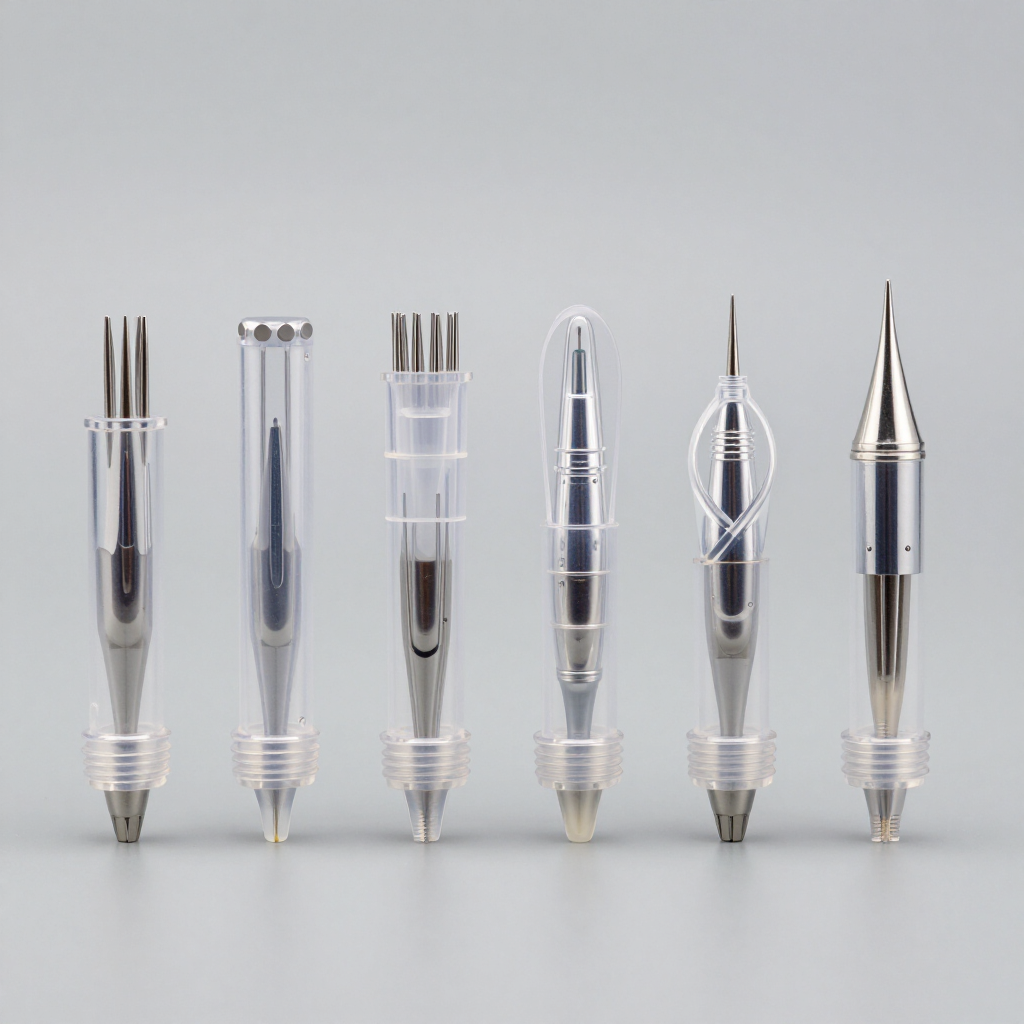 Assorted needle cartridge configurations