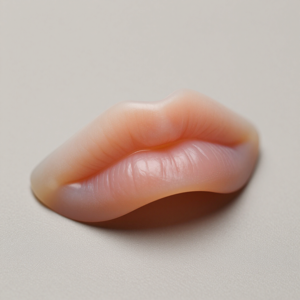Lip practice silicone skin