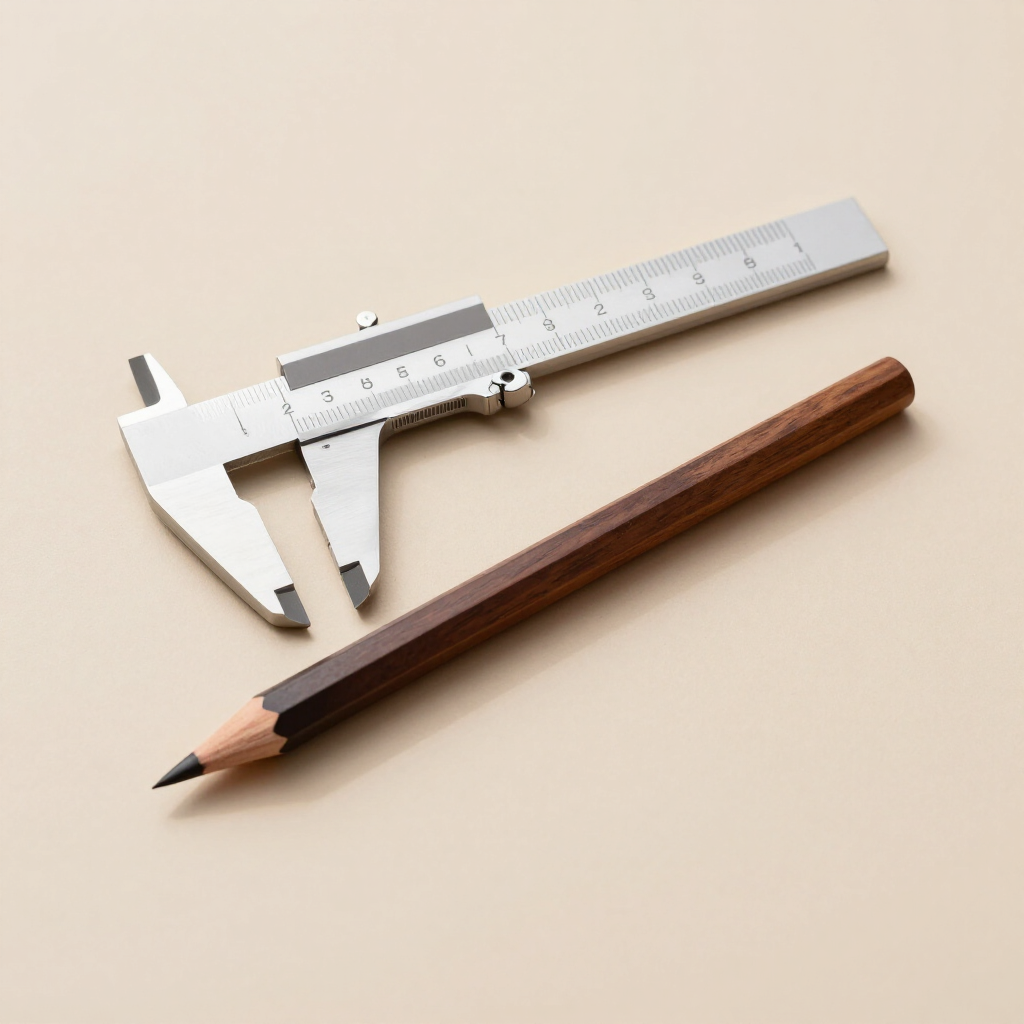 Mapping string caliper and pencil set