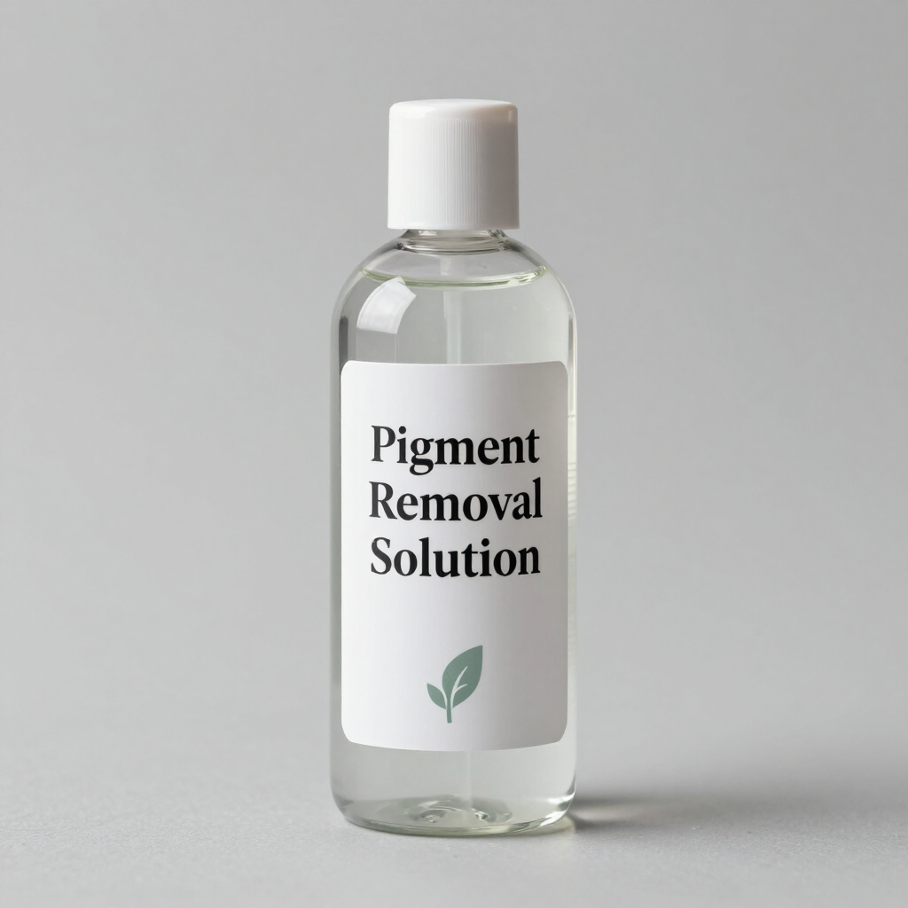 Pigment removal solution bottle