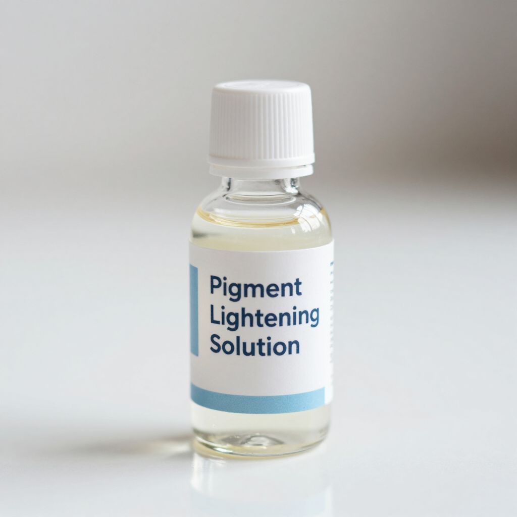 Pigment lightening solution bottle