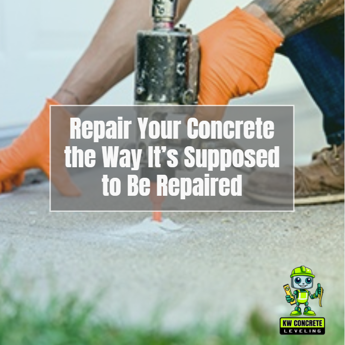 Repair Your Concrete the Way It&rsquo;s Supposed to Be Repaired