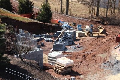 An aerial view of a company called earth ture and wood