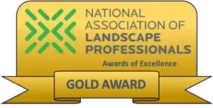 A gold award from the national association of landscape professionals