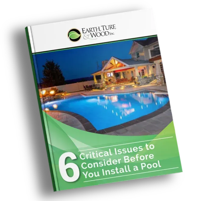 A book titled 6 critical issues to consider before you install a pool