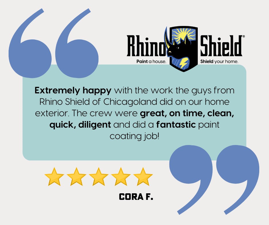 Rhino Shield of Chicagoland 5 star customer review