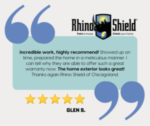 Protect Your Home Investment with Rhino Shield 4 Rhino Shield of Chicagoland 5 star google review