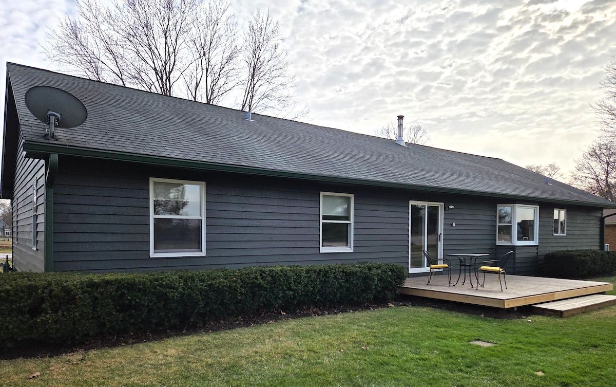 2nd after picture on finished home exterior