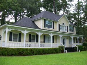 yellow house