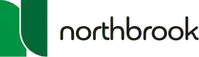 Northbrook logo with green icon and black text on white background