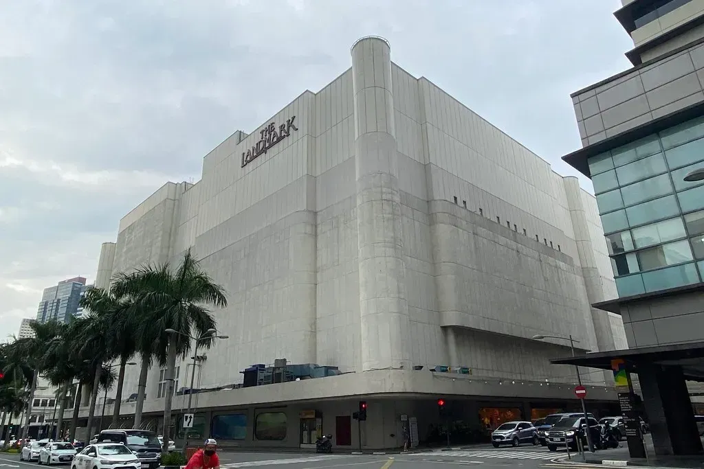 The Landmark department store building in Makati near Greenbelt