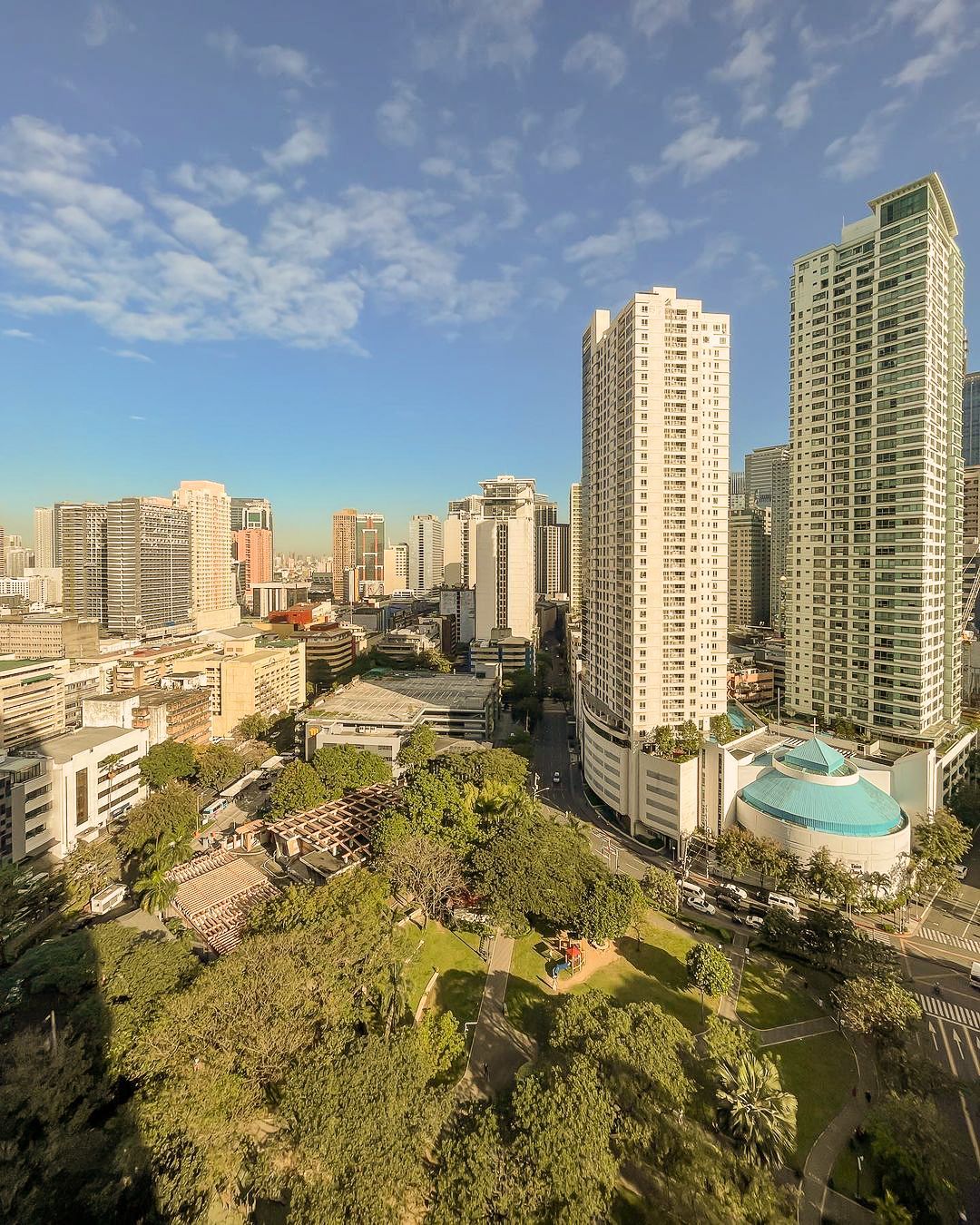 Makati skyline with modern function rooms