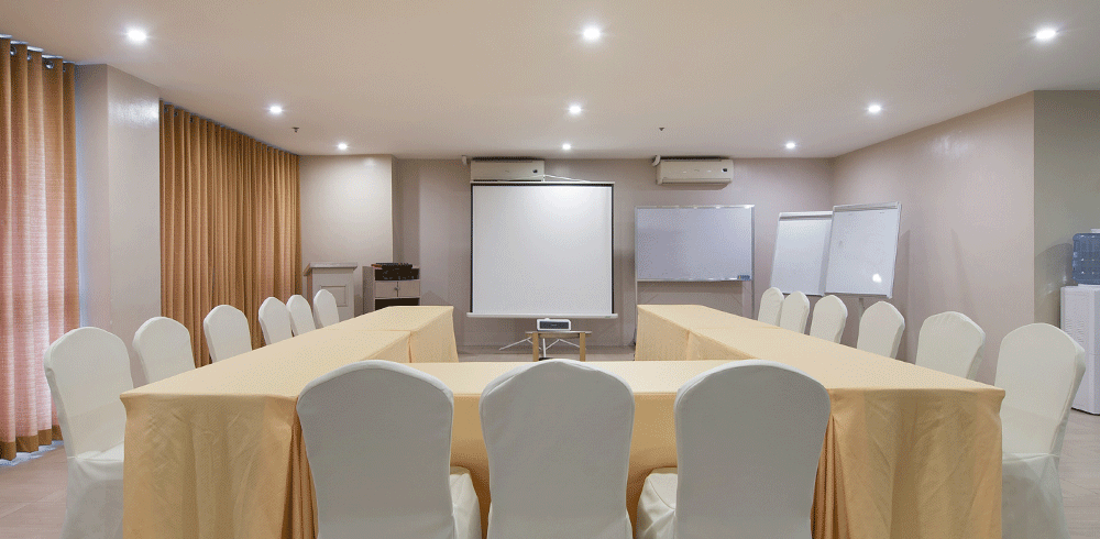 Executive function room rental Makati setup