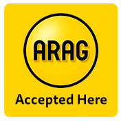 Yellow square with the word 