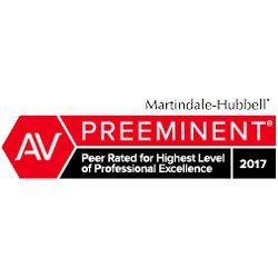 Martindale-Hubbell AV Rated