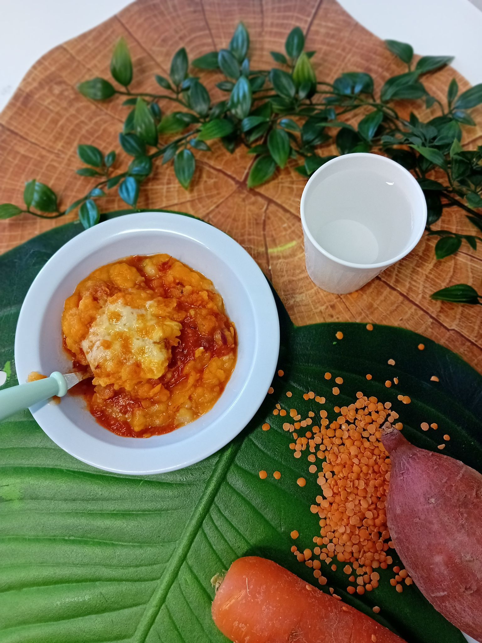 Freshly prepared nursery meal