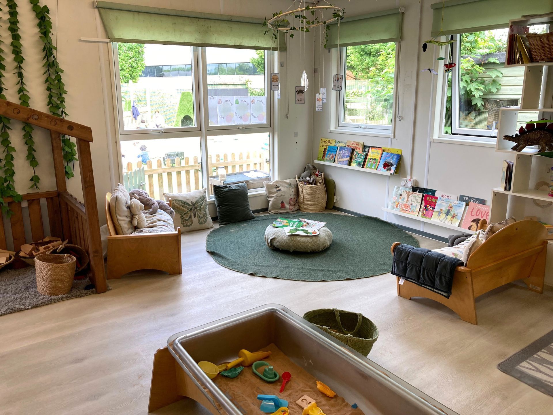 Reading corner for toddlers 