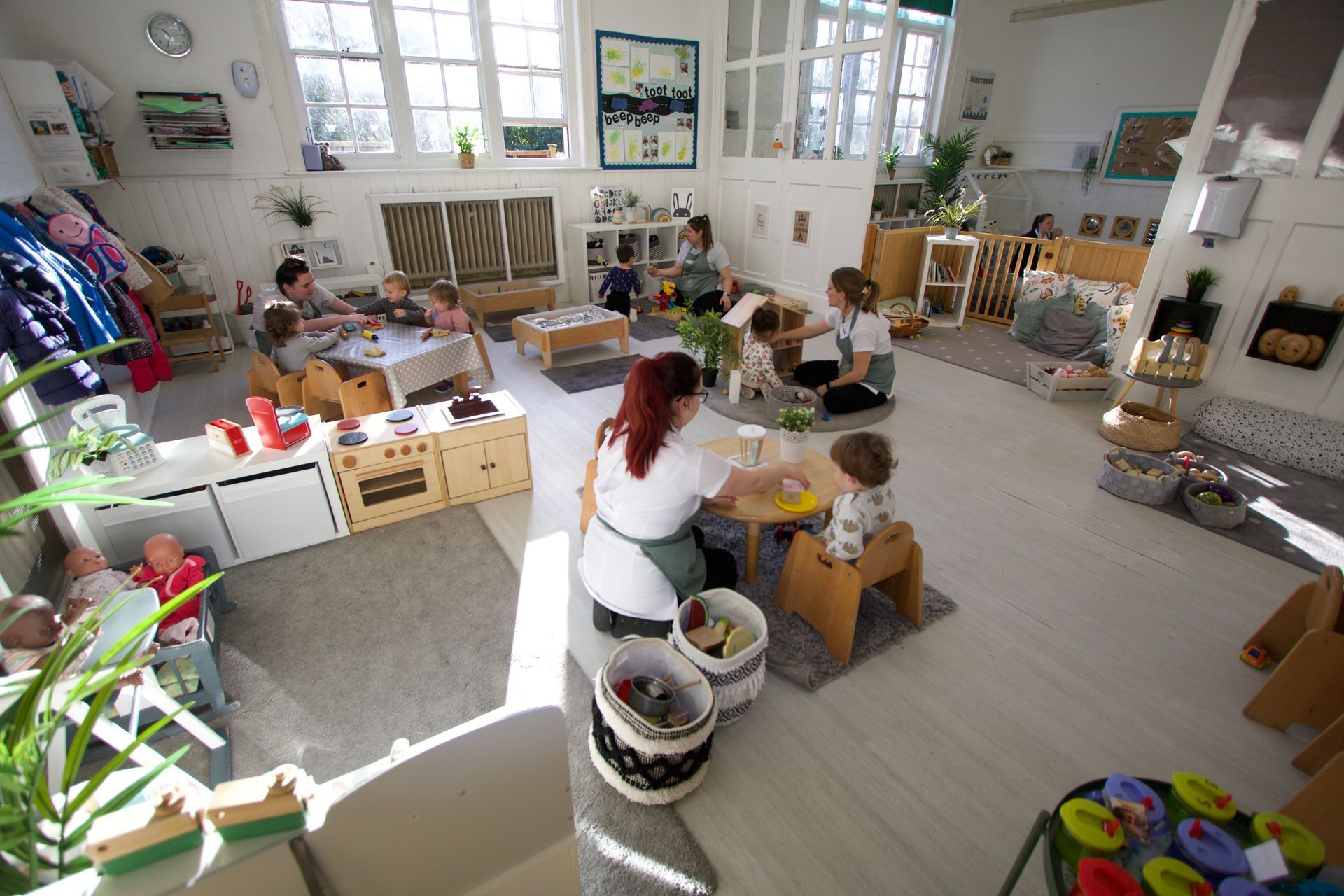 The toddler room at Toad Hall Nursery Haslemere.