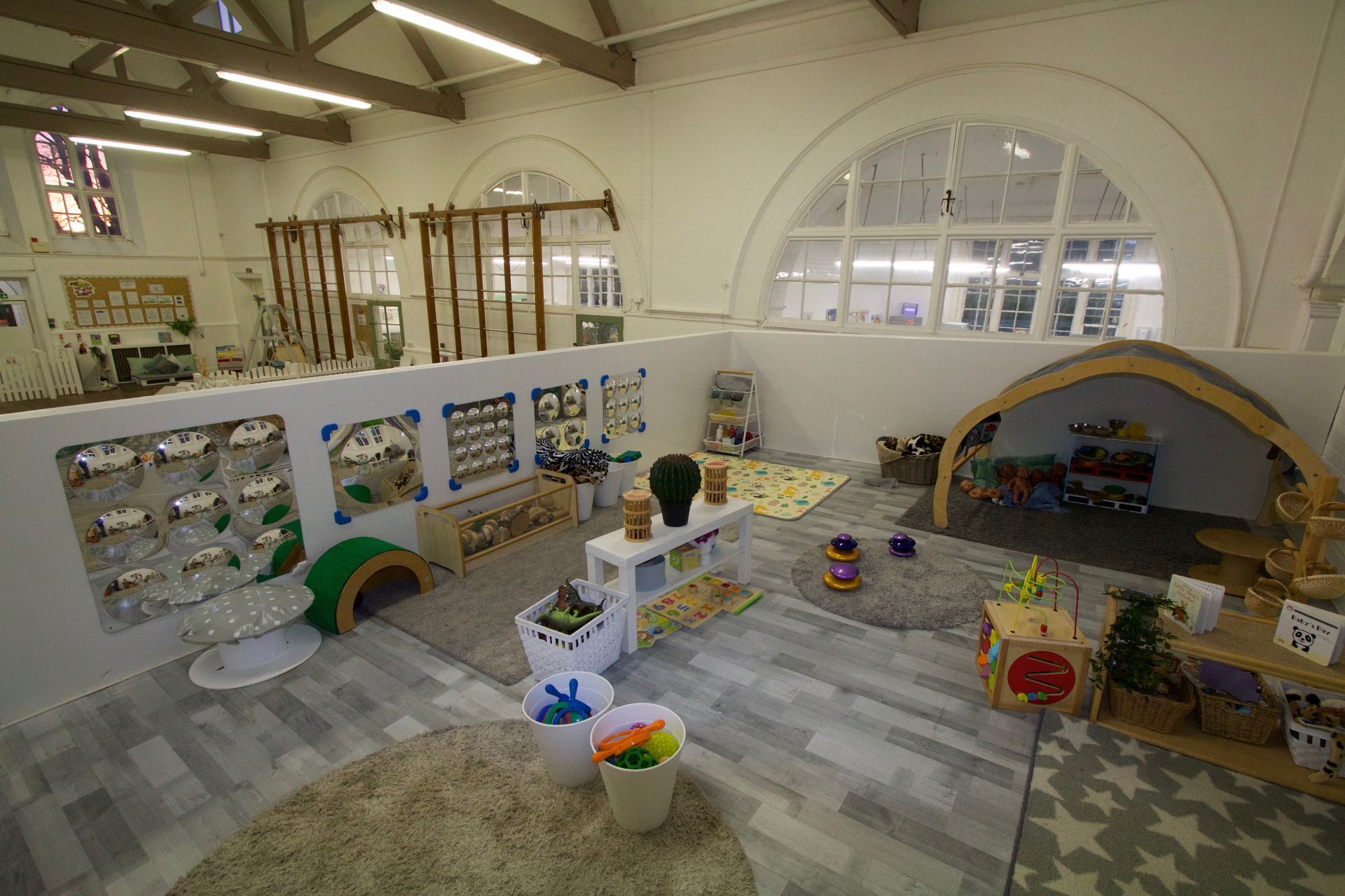 Sensory area at Haslemere nursery.
