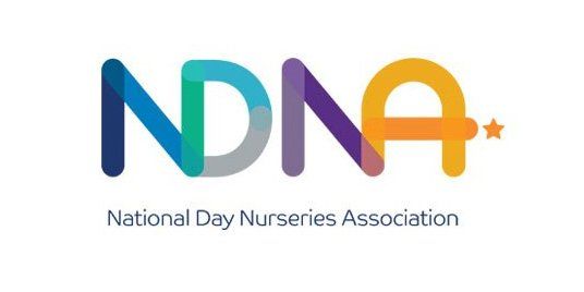 The logo for the national day nurseries association