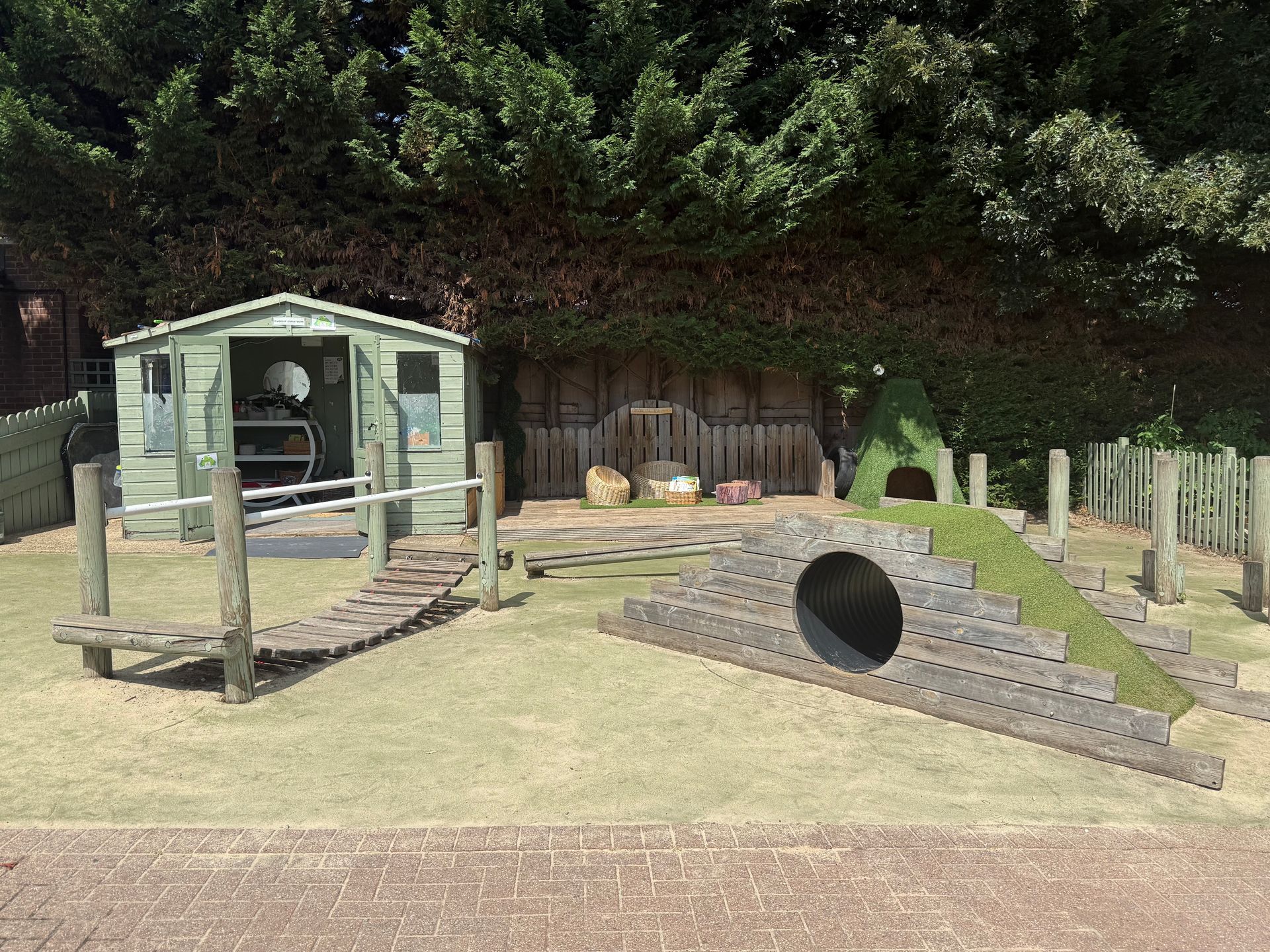 Garden at our Ottershaw nursery