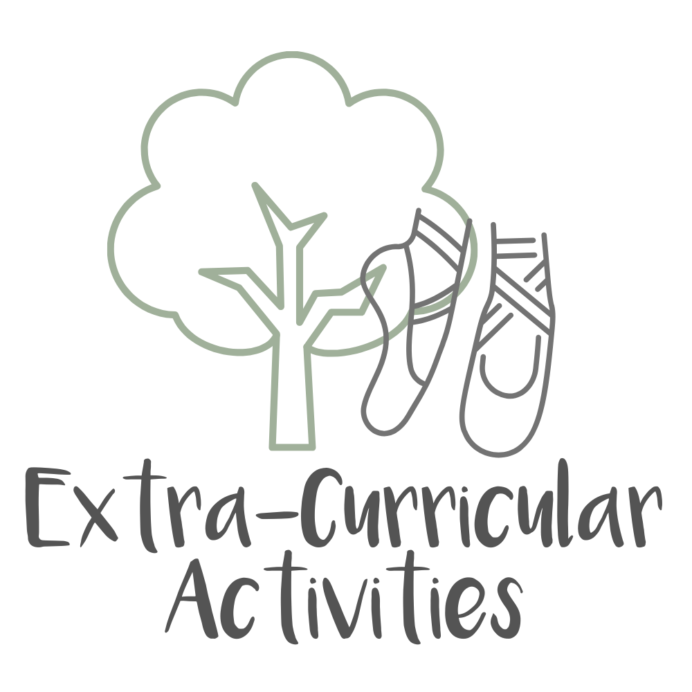Extra curricular activities including ballet and Forest School