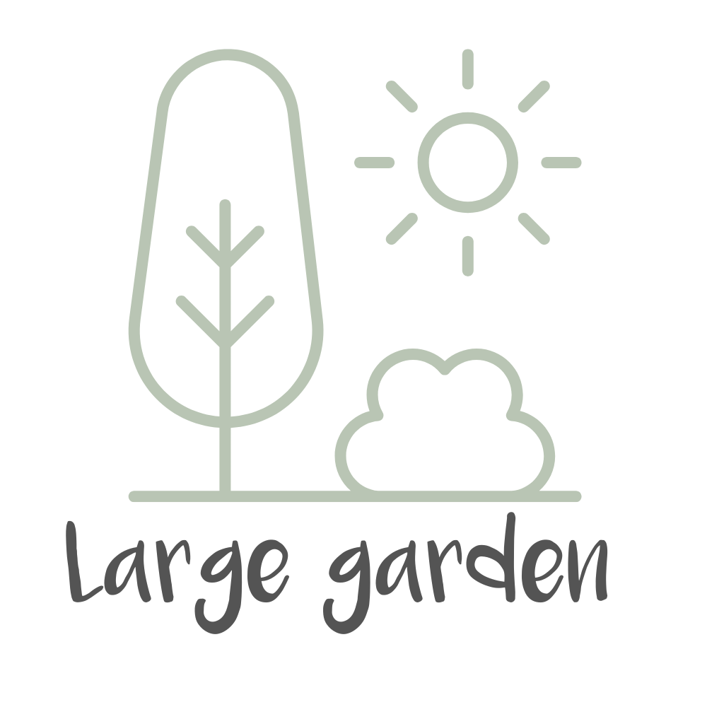 Large nursery garden.