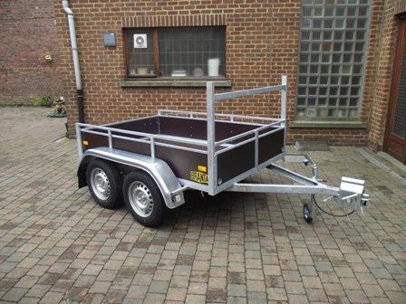 Enkelas - dubbelas - aanhangwagen - ongeremd