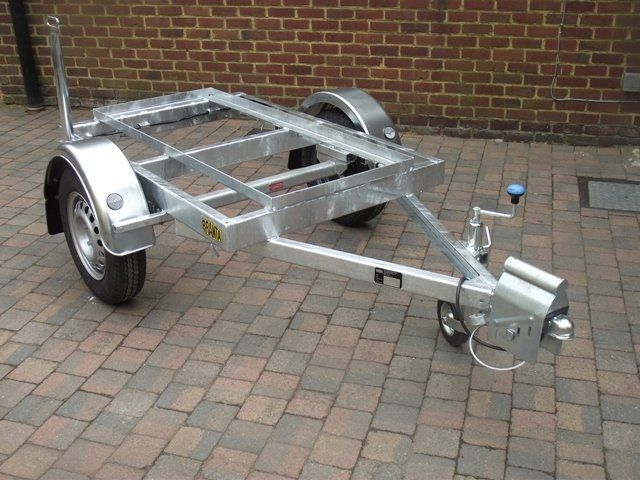 Enkelas chassis aanhangwagens op maat