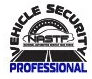 Vehicle Security Professional logo with car graphic, road, and the acronym NASTF.