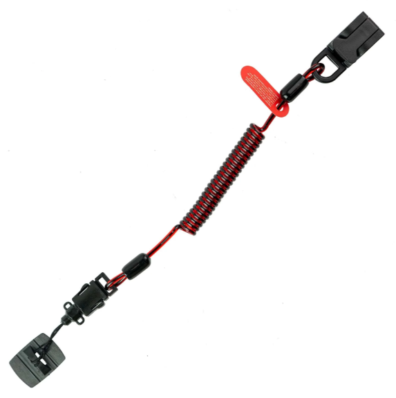 GRIPPS® Coil E-Tether With Poly Clamp & E-Catch (Non-Conductive) - 0.5kg - H01059
