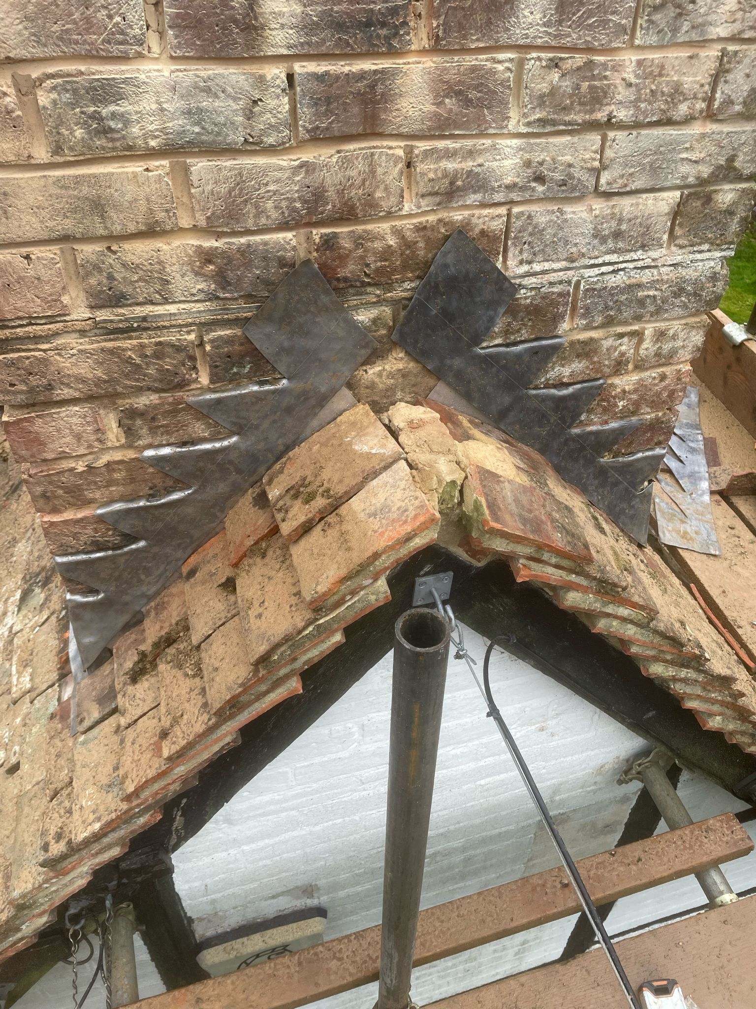 lead flashing by roofer in wimbledon