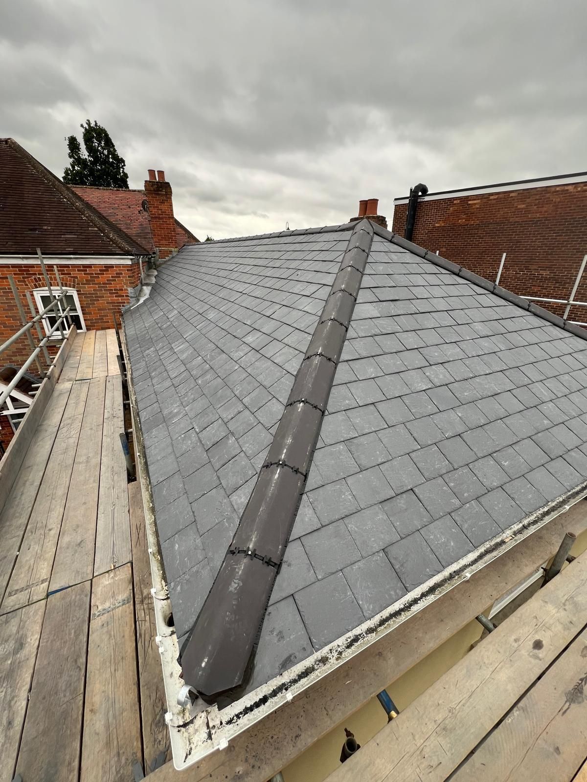 Roofing project in Wimbledon, showcasing D&R Roofing's quality work.
